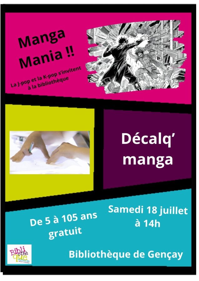 Création de manga par décalque