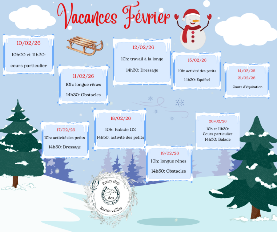 Vacances de Février PCR
