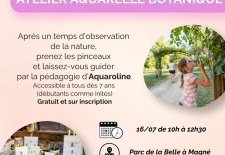 Atelier aquarelle botanique