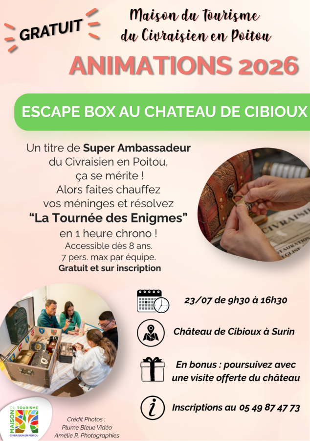 Flyers pour animations estivales 2026