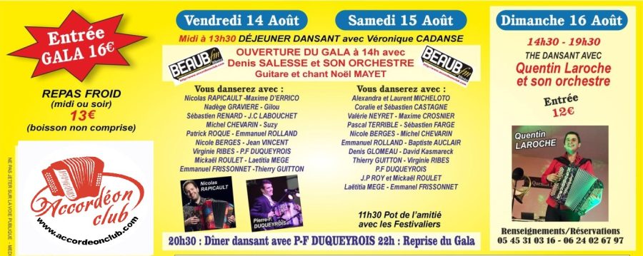 39ème gala d&rsquo;accordéon dansant