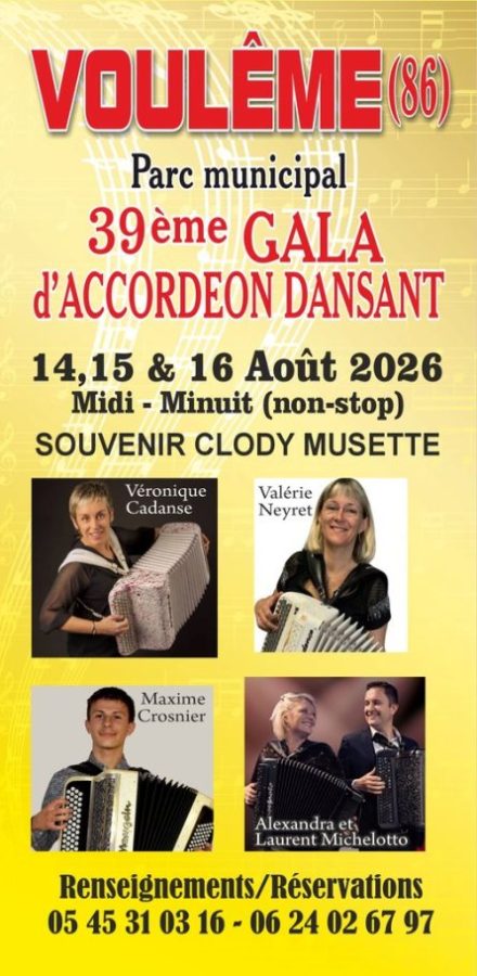 39ème gala d&rsquo;accordéon dansant