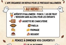 Repas « Presque Halloween »