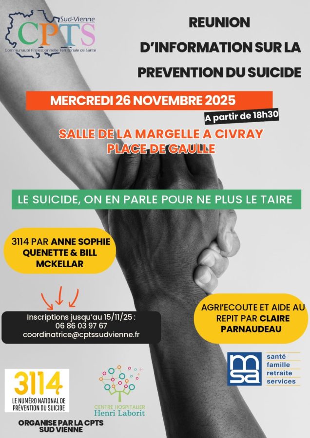 Réunion d’information sur la prévention du suicide