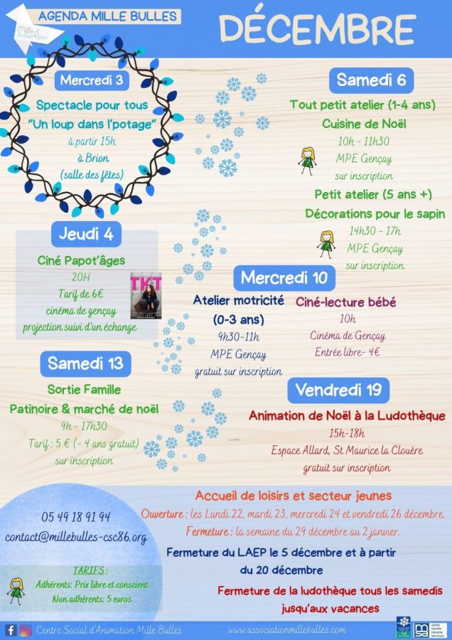 Animation de Noël à la Ludothèque