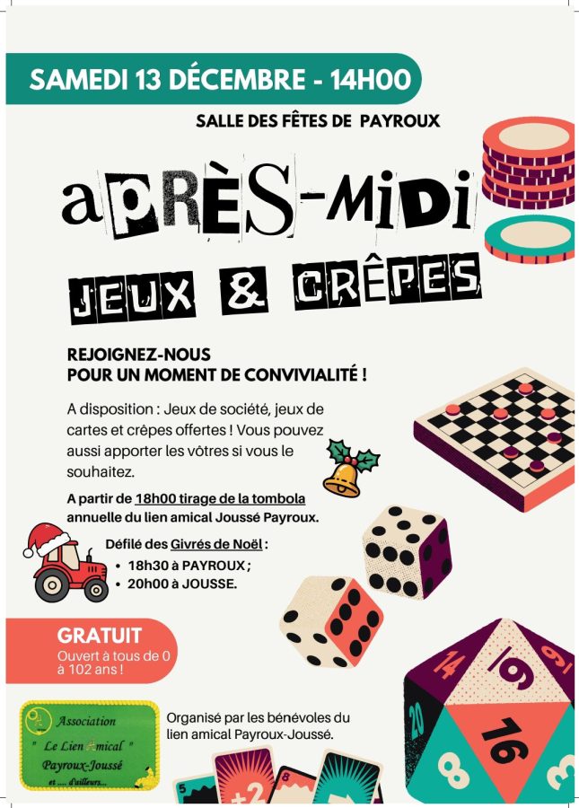 Après-midi jeux et crêpes 2025