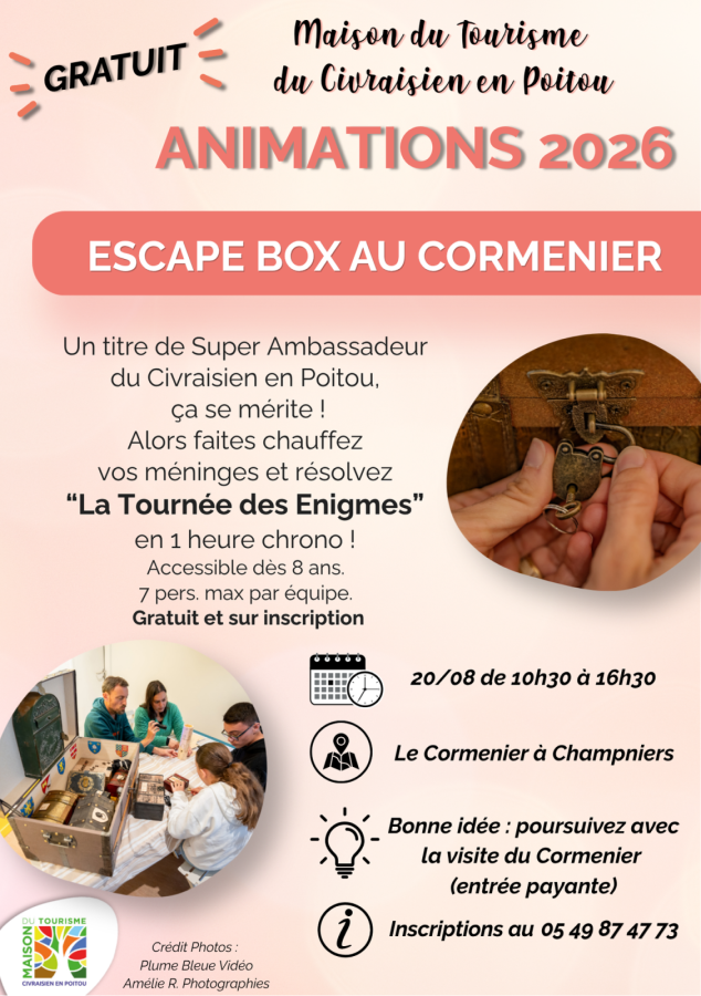 Flyers pour animation estivale 2026