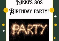 Nikki&rsquo;s 80s : Birthday Party