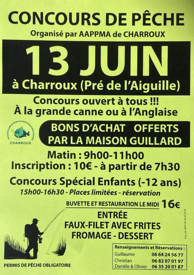 Concours de pêche 2026