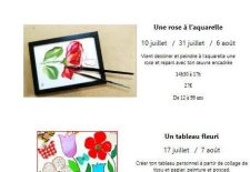 Un tableau fleuri