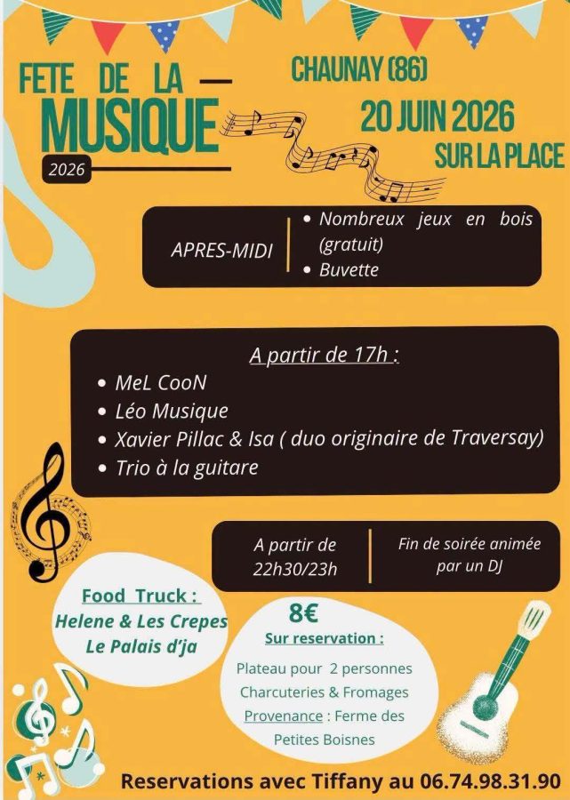 Fête de la musique Chaunay 2026