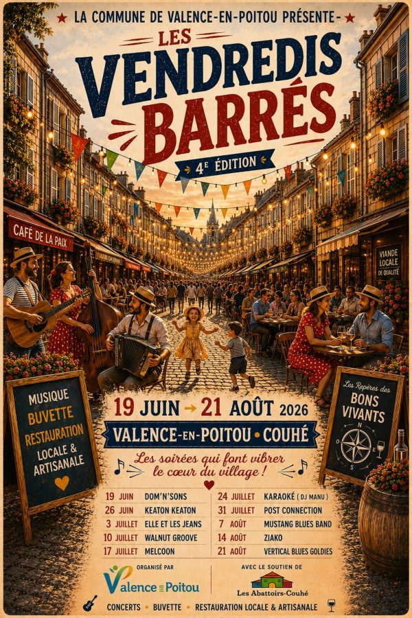 Les vendredis barrés 2026