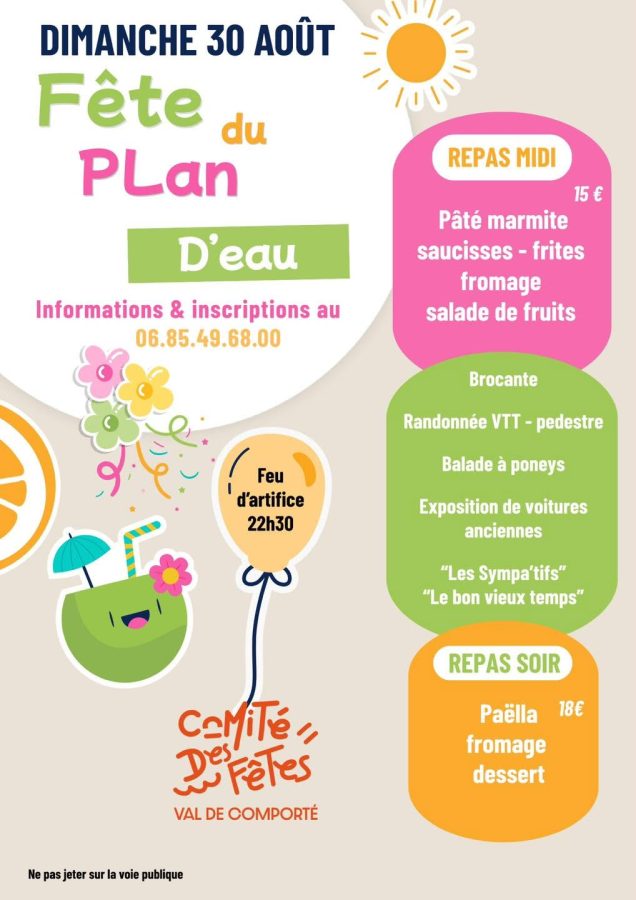 Fête du plan d&rsquo;eau 2026