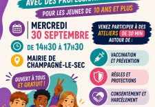 Forum d&rsquo;information et échanges avec des professionnels de santé