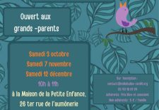 Atelier Parent-enfant : éveil musical 0-3 ans