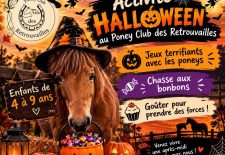 Vacances d&rsquo;Halloween au Poney Club des retrouvailles