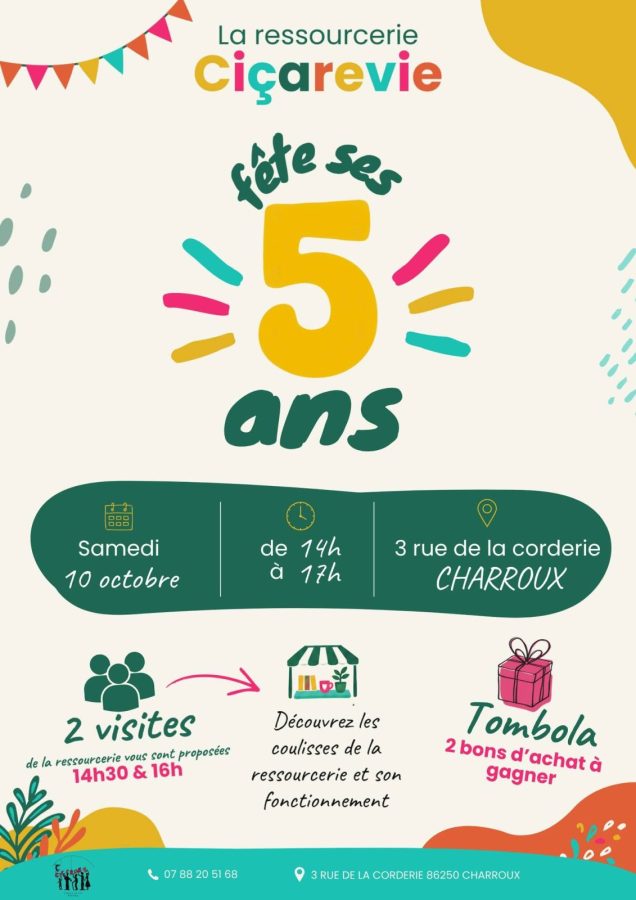 5 ans de la ressourcerie