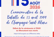 Commémoration de la bataille de Champagné-Saint-Hilaire