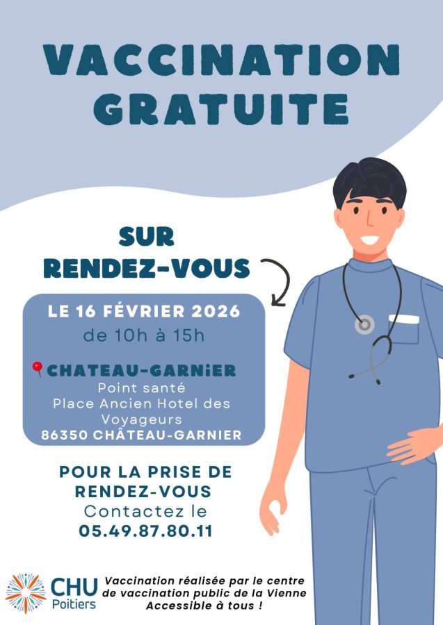 AFFICHE CHATEAU GARNIER Vaccination