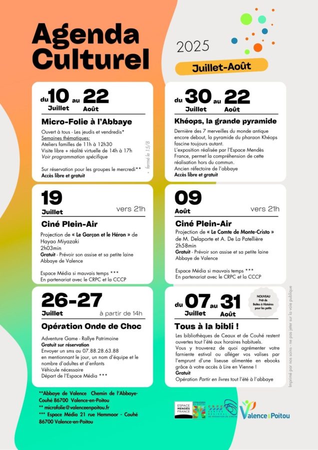 Agenda culturel 2025 – 1