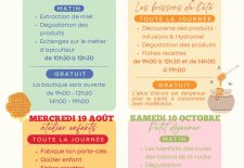 Animations à la miellerie l&rsquo;Asnoisien
