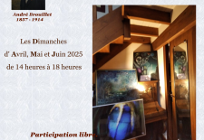 L’ Association André Brouillet vous ouvre la Maison du Peintre pour un « Hommage à deux Artistes »