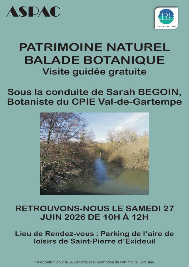 Flyer Balade botanique