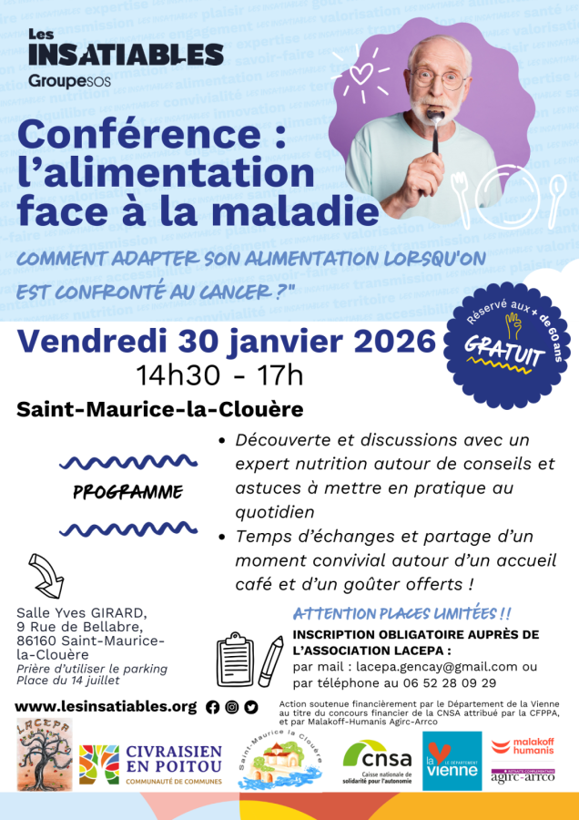 LI86_Conférence alimentation et maladie_St-Maurice – AIDANT/AIDE
