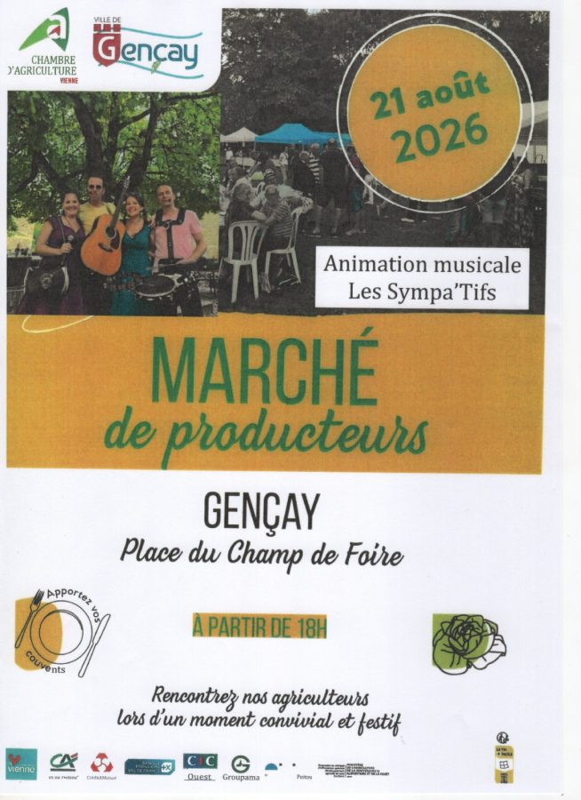 Marché des producteurs Gençay