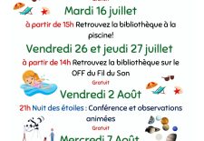 Nuit des étoiles : Conférence et observations animées