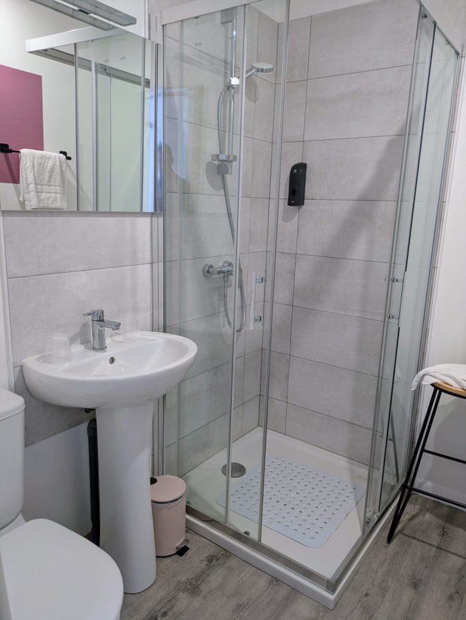 Douche hôtel