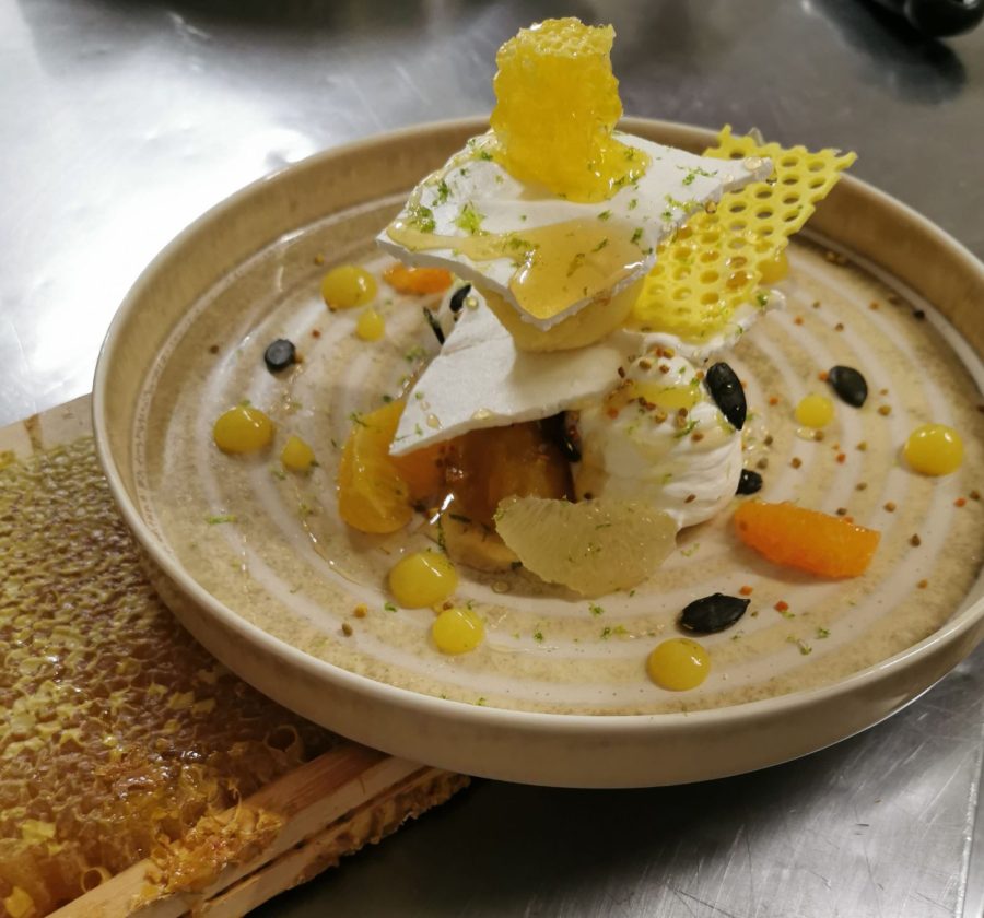 Dessert à l&rsquo;Hôtel du Commerce Civray