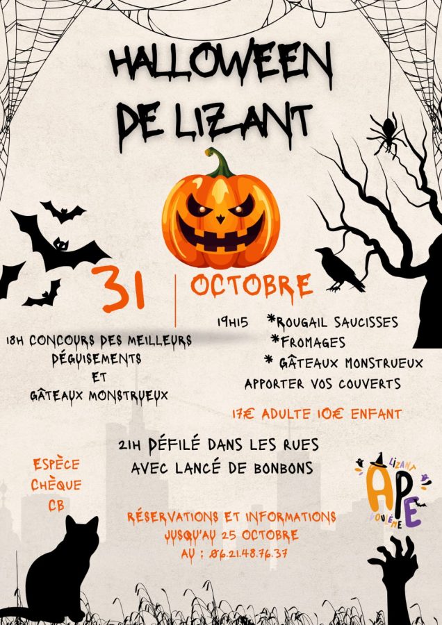Soirée Halloween à Lizant 2025