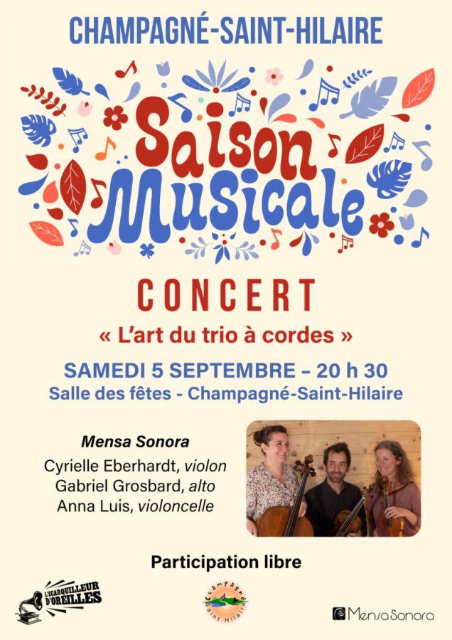 Affiche concert du 5 septembre