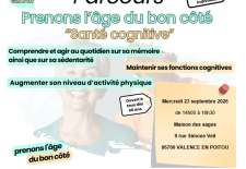 Parcours Prenons l&rsquo;âge du bon côté  » Santé Cognitive »