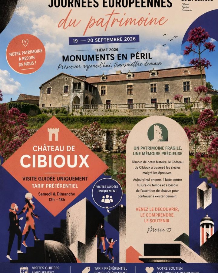 Journées européennes du patrimoine 2026 chateau de cibioux