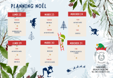 Planning de Noël : Obstacle