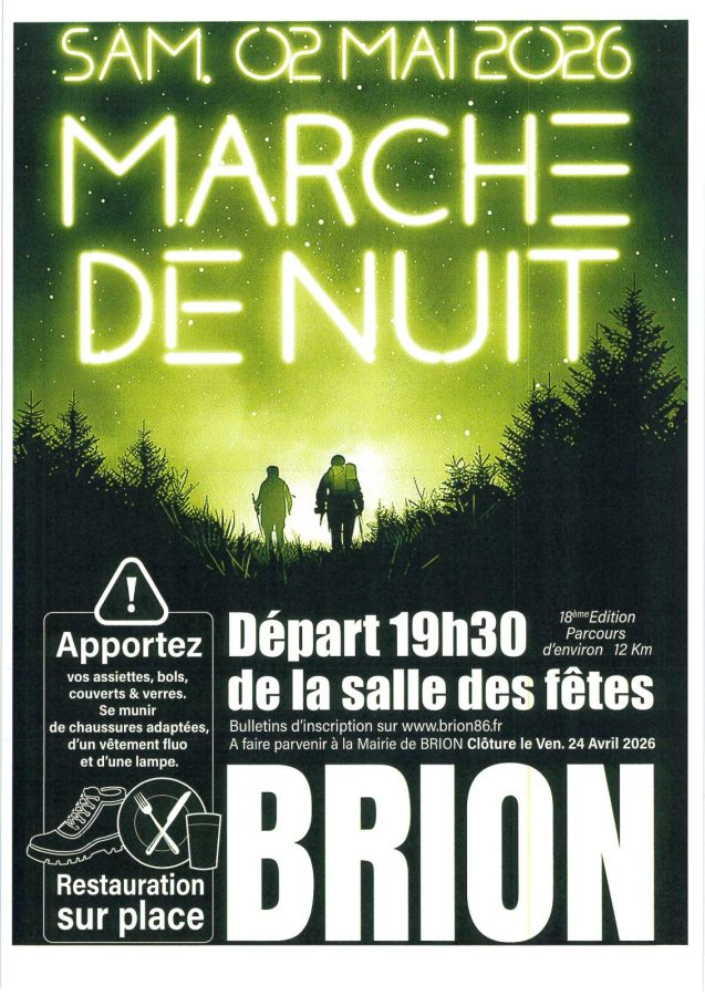 Marche de nuit 2026